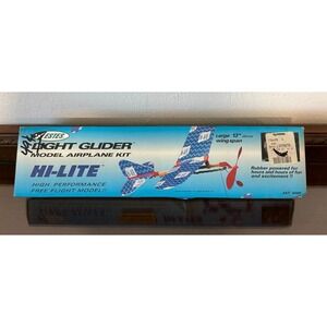 Vintage Estes Light Glider Model Airplane Kit Hi-Lite EST4000‎ NIB